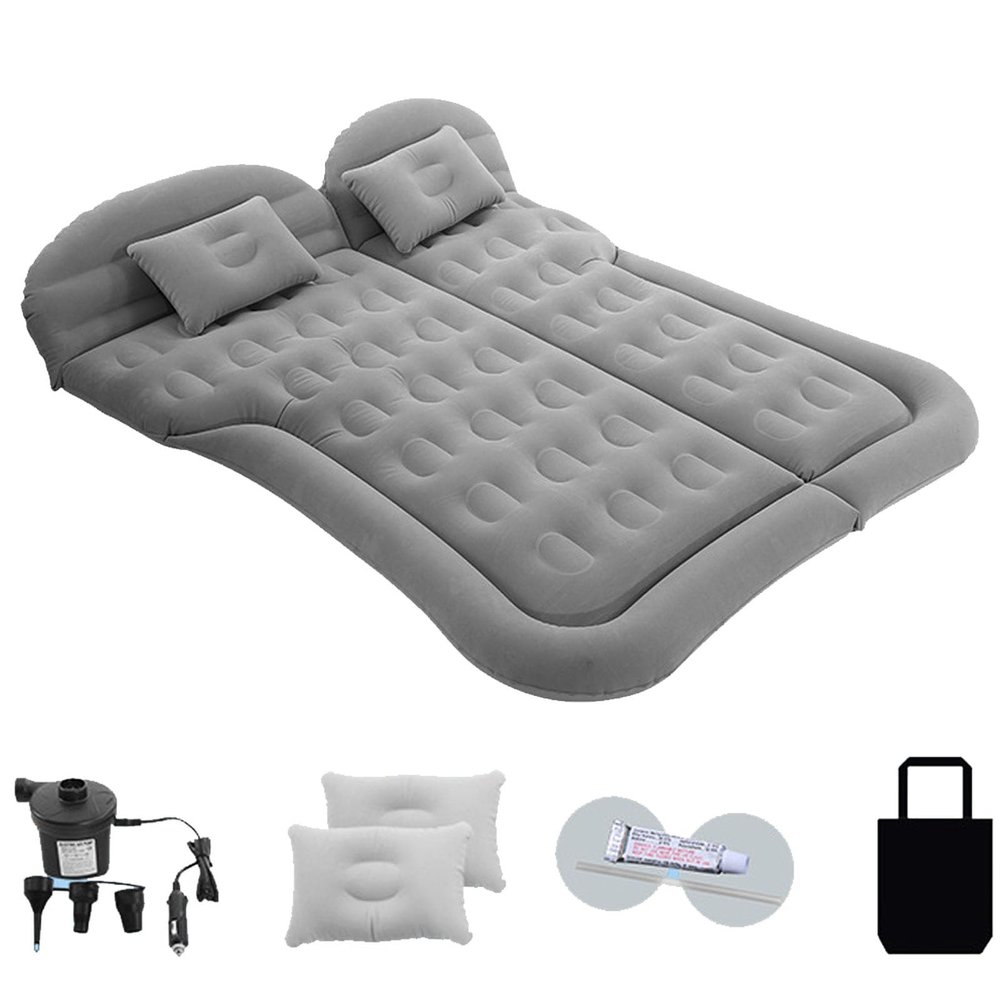 ZCZMAD Car Camping Travel Bed for 2nd-Generation CR-V, with Air Pump and Pillow, B/Grey