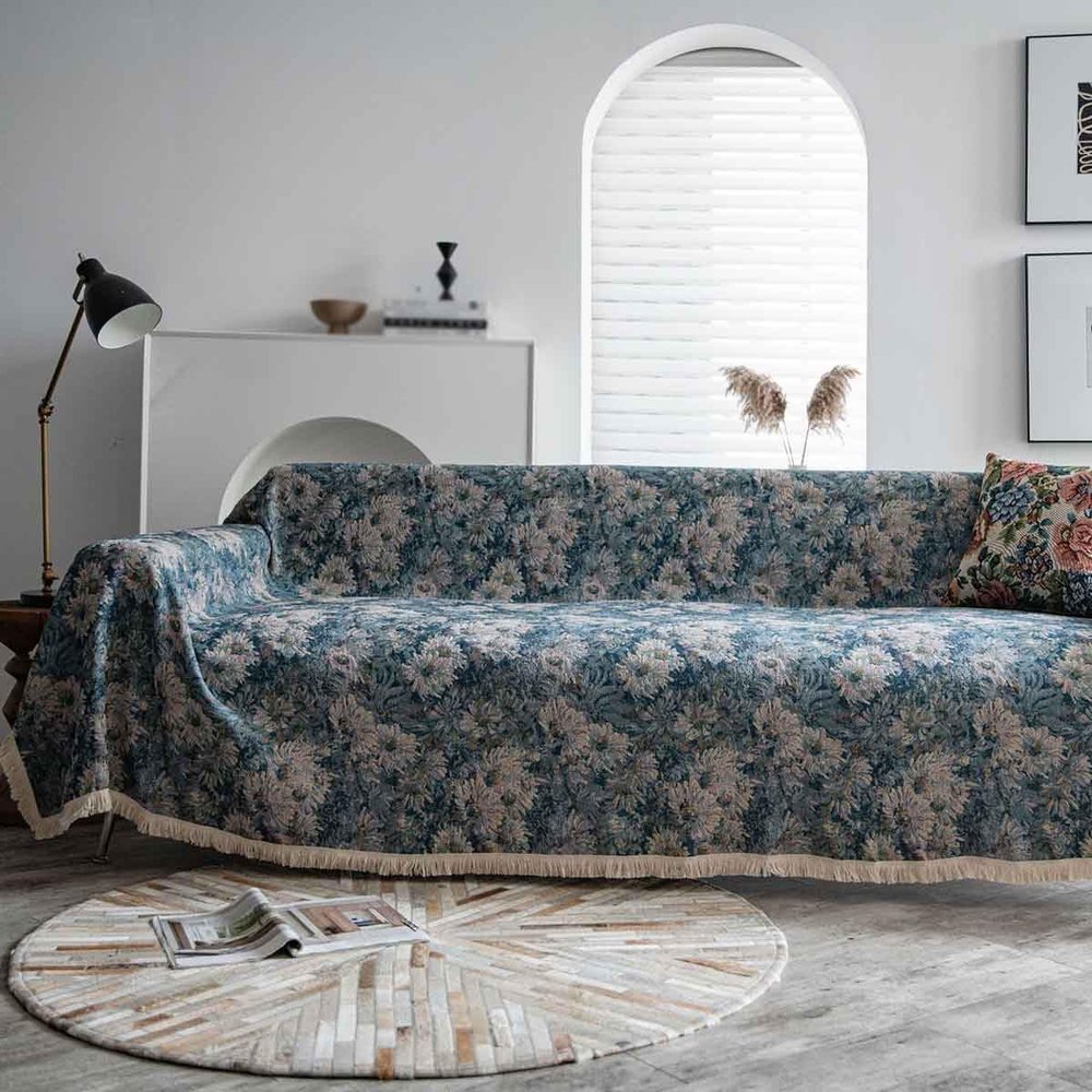 XXL Sofa Throw Blanket for Corner Sofas, 180 x 380 cm, #345