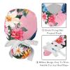 2 Women's Surgical Caps with Floral Design view 4