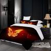 VULORA Butterfly Kids' Bedding Set, 135 x 200 cm, Multicolor/Black 3D Print, 3-Piece view 3
