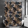 Eslifey Anchor Shower Curtain Set with Rings and 10 Hooks, 152.4 x 183.9 cm view 2