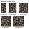 Eslifey Anchor Shower Curtain Set with Rings and 10 Hooks, 152.4 x 183.9 cm view 4