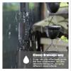 WJFLUCK Rain Chain for Downspouts, Aluminum Alloy Cylinders, Black, 2.4 m (7.8 ft) view 4