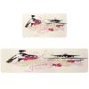 VAPOKF Kitchen Mats, Traditional Japanese Women Design, Non-Slip, Washable, Absorbent, Set of 2 view 1