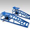 BITUXX 2-Piece Car Ramp Set with Hydraulic Jack, Height-Adjustable view 2