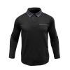 RUMAOZIA Men's Long-Sleeve Polo Shirts, Quick-Drying, Breathable Golf Shirts with Classic Contrast Stripes for Golf, Tennis, Outdoor, Work, and Casual Wear view 3