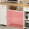 Reception Counter with Drawers, Cream and Wood view 4