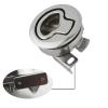 2-Piece Polished Stainless Steel Flush Boat Latch view 3