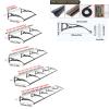 Door Awning Canopy, UV and Rain Protection, 100 x 180 cm view 4