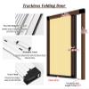 Magnetic Insulated Folding Interior Door with Romantic Floral Pattern, 50 x 96 in (127 x 243.8 cm) view 2