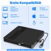 BNEHHOV External USB 3.0 Type-C CD/DVD Drive view 4