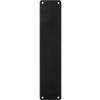 Door Push Plate, 350 x 75 mm, Matte Black Steel view 1