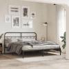 qohoio Black Metal Headboard, 193 cm view 3