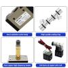 XEOWHUPG 3V310-10-NO Normally Open Solenoid Valve Manifold Block, AC110V, 12 mm Fittings view 3