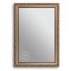 CLAMARO Oslo Baroque Wall Mirror, Antique Bronze, Solid Spruce, 65 x 125 cm view 1