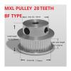MXL 28-Tooth Pulley, MXL Timing Belt, 6/10/15 mm Width, CNC Machine Replacement Parts (20 mm, 4 pcs, 7 mm for 6 mm Belt) view 2