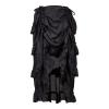 Caxndycing Women's Steampunk Gothic Pirate Maxi Skirt with Asymmetrical Ruffles view 4