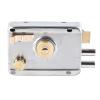 Universal Vintage Rim Lock Set, Stainless Steel, Brushed Finish view 1