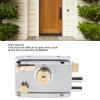 Universal Vintage Rim Lock Set, Stainless Steel, Brushed Finish view 2