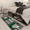 QQrunner Abstract Runner Rug, Non-Slip, Washable, Dark Green, 70 × 300 cm view 2