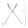 Stainless Steel Obstetric Tool Set with Rope, Pliers, Hook, and Wire Loop for Veterinary Livestock Use view 4