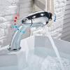 Deck-Mounted Bathroom Vanity Faucet, Thermostatic, Double-Handle view 1