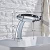 Deck-Mounted Bathroom Vanity Faucet, Thermostatic, Double-Handle view 2