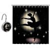 Eslifey Moon, Stars & Ballet Shower Curtain Set, 168 x 183 cm view 1