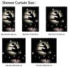 Eslifey Moon, Stars & Ballet Shower Curtain Set, 168 x 183 cm view 4