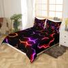 Loussiesd Red, Purple & Black Honeycomb Bedding Set, 155 x 220 cm view 3