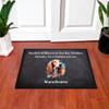 Personalized Saluki Doormat – Indoor & Outdoor, with Name, Anthracite view 2
