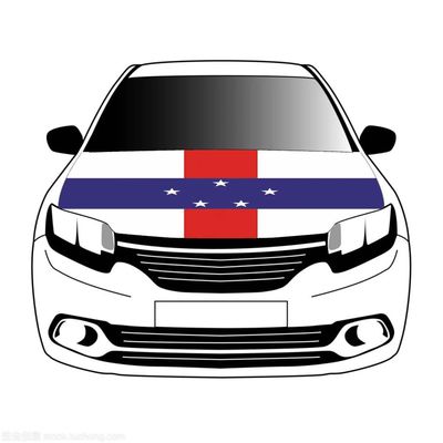 Fashionable Dutch Antilles Flag (1986–2010) Car Hood Cover