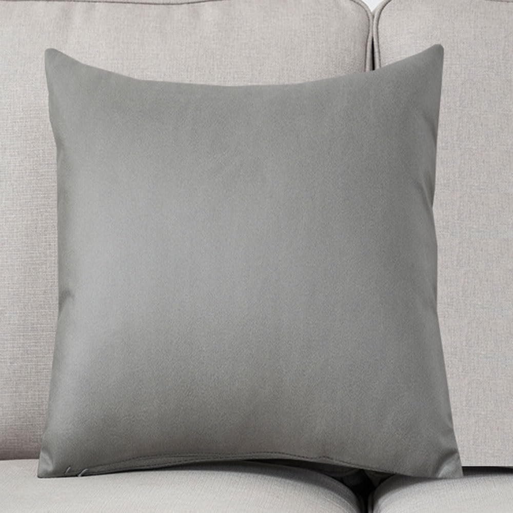 SWJ-swjssb Waterproof Outdoor Sofa Cushion Cover, Grey, 40 x 40 cm, 1 Pc