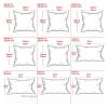 SWJ-swjssb Waterproof Outdoor Sofa Cushion Cover, Grey, 40 x 40 cm, 1 Pc view 4