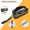 NWTRK Large Pencil Case with Black and Gold Pattern view 4