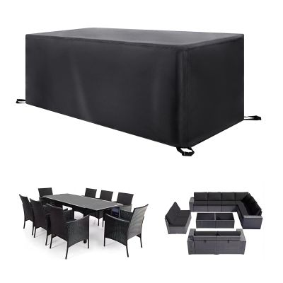 KADING Outdoor Furniture Cover, 130 x 70 x 50 cm, 420D Oxford Fabric, Waterproof Cover for Rectangular Garden Tables