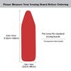 Treer Solid-Color Ironing Board Cover, 132–139 x 33–40 cm, Red view 3