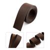 Whakano Vintage 2 m Flat PU Leather Strap, Dark Brown, 2.5 cm view 4