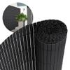 ECD Germany PVC Privacy Screen Mat 140 x 900 cm (1 x 4 m + 1 x 5 m), Anthracite, Triple-Reinforced Privacy Fence, UV-Resistant, Wind Protection for Balcony, Garden and Patio view 1