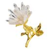 PRETYZOOM Natural Rock Crystal Tree Decoration in Gold view 1