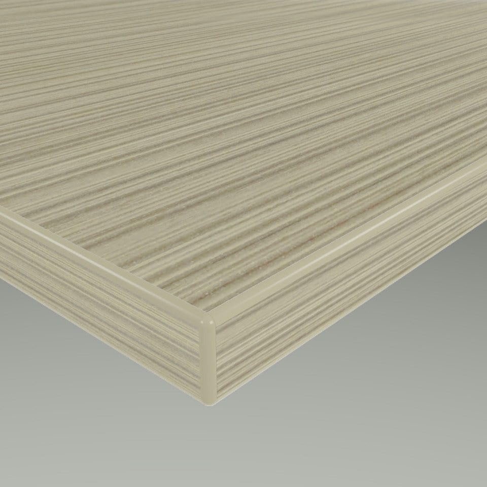 MySpiegel.de Lamella Cream Wood Tabletop, Cut to Size, 19 mm