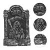 OFFSCH 6 Foam Halloween Tombstones, Lightweight and Realistic view 2