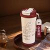 AVZYARDY 500 ml Insulated Stainless Steel Travel Tumbler with Built-In Straw view 3