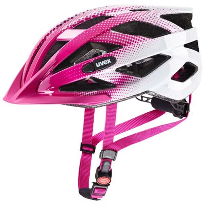 uvex air Wing Lightweight Bike Helmet for Women and Men, Adjustable Fit, Pink/White, 56–60 cm