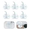 Veemoon 6-Piece Metal Pegboard Hooks for Tools, Garage and Home Organization view 2