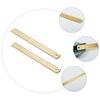 Back-to-School 2-Piece 15 cm Brass Ruler Bookmark Set for Students view 3