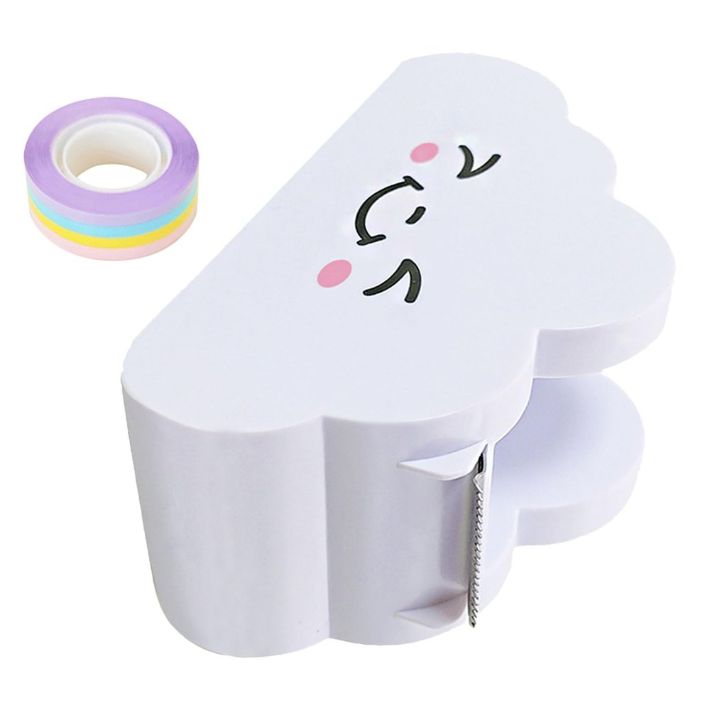 Washi Tape Dispenser and Tape Cutter, 1 Set, Plastic, Back-to-School Decor