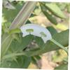 Parliky White Plant Clips, 150 Plastic Clips for Supporting Plants and Securing Vegetable Vines view 2