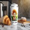 MAXIKIWI Personalized 350 ml Insulated Double-Wall Stainless Steel Travel Tumbler with Lid, Leakproof, Keeps Drinks Hot or Cold, Charming Cute Troll view 4