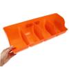 Pig Feeder Trough for Piglets, Thick PP Livestock Feeder, Orange view 2